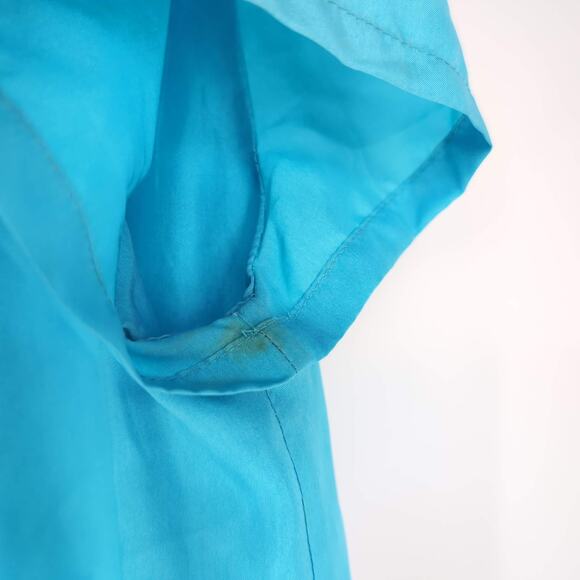 Lilly Pulitzer Blue Kathleen Silk Short Sleeved Lined Shift Mini Dress - Size S - Picture 6 of 11